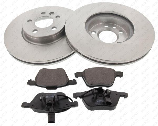 Bremsensatz, Bremsscheiben mit Bremsbelägen Vorderachse (47878), Ford, Seat, VW ...